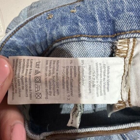 Madewell The Petite Perfect Vintage Jean Rosabelle Wash Comfort Stretch Size 23P - Picture 11 of 16